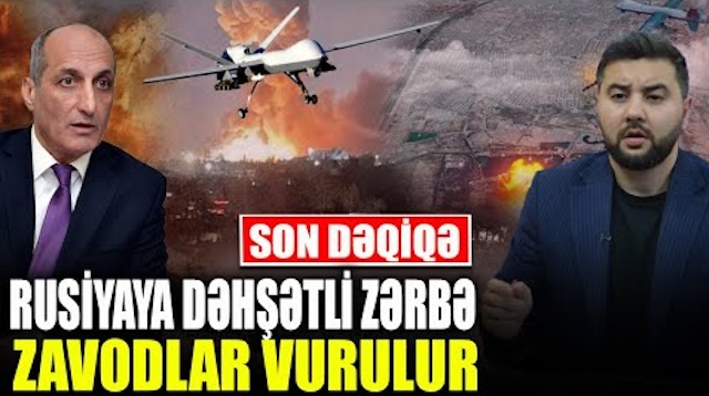TƏCİLİ! Rusiyaya DƏHŞƏTLİ ZƏRBƏ başladı - Zavodlar VURULUR - Fikrət Yusifov ilə QIRMZI MASA