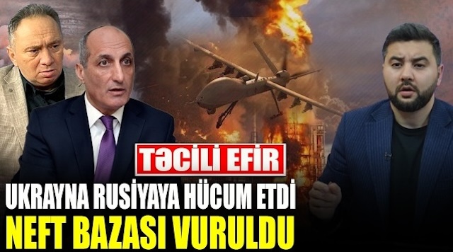 Ukrayna Rusiyaya HÜCUM ETDİ - Neft bazaları vuruldu - Heydər Oğuz və Fikrət Yusifov ilə QIRMIZI MASA
